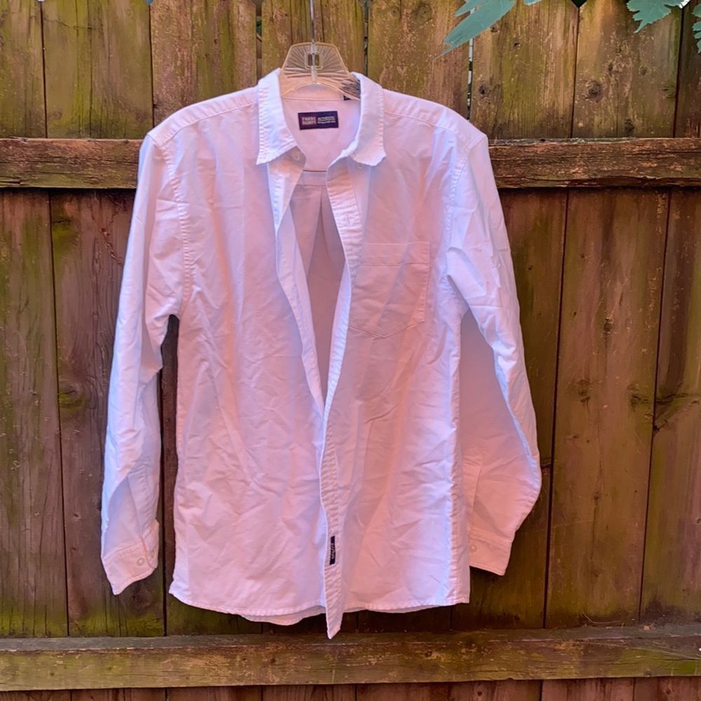 Faded Glory white button Down shirt sz. XL